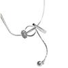 Korean Style Crystal Zirconia Clavicle Necklace: Elegant, Gentle, and Versatile Design