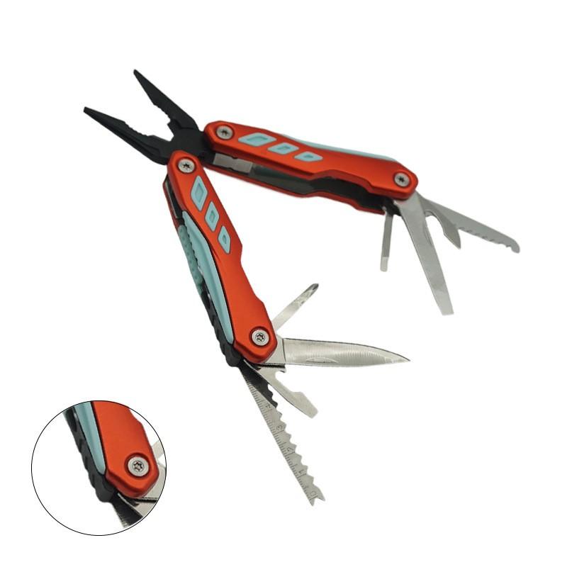 Kompaktes Multitool Zange Edelstahl Aluminium Tragbar Camping Wandern Outdoor Überleben Heimwerker