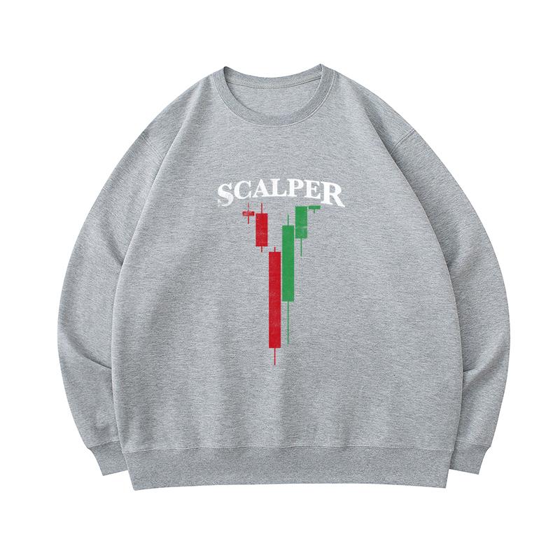 Hombre 300 GSM 100% Algodón Sudadera Scalper Forex Print Street Fashion  Sudaderas invierno Pesado Algodón Suéter comprar a buen precio — entrega  gratuita, reseñas reales con fotos — Joom
