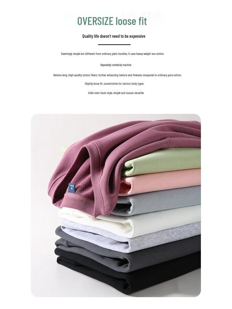 Tennis Print Warm Terry Cloth Loose Round Neck Hoodie for Autumn/Winter
