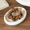 Korean-Style Elastic Hair Tie for Women: Wrinkle Fabric, Gentle On Hair, Ponytail Holder
