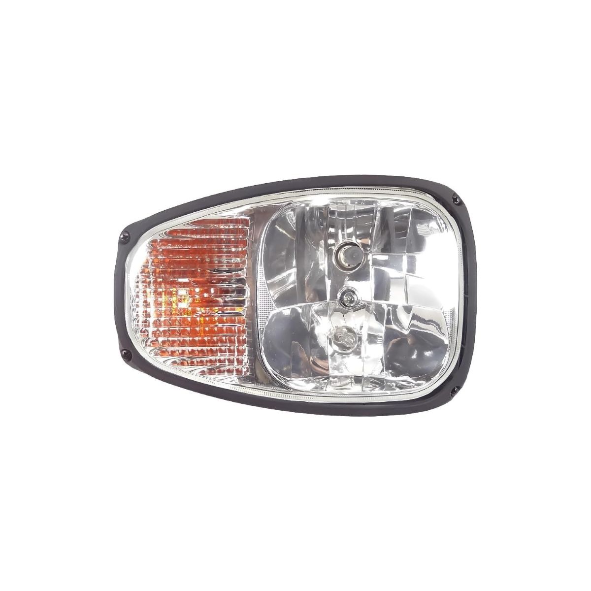 

APSMOTIV 12V Front Headlight for JCB 2CX 3CX 4CX Backhoe Loader Headlamp with Indicator OEM 700/50192 for JCB Telehandler Forklift (Left Side)