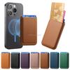 Magnetic Leather Wallet Case for iPhone 15 13 12 14 Pro Max 15pro S23 with Ring Holder Card Slots Electroplate Phone Cover