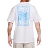 Nike SB T Shirts Men's White Crew Neck Moderate Straight Fit FQ3720-100