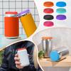8 PCS Soda Can Covers, Reble Pop Sodas Cans Lid, 8 Colors Silicone Soda Can Lids for Beer Coke Juice Standard Sodas Cans