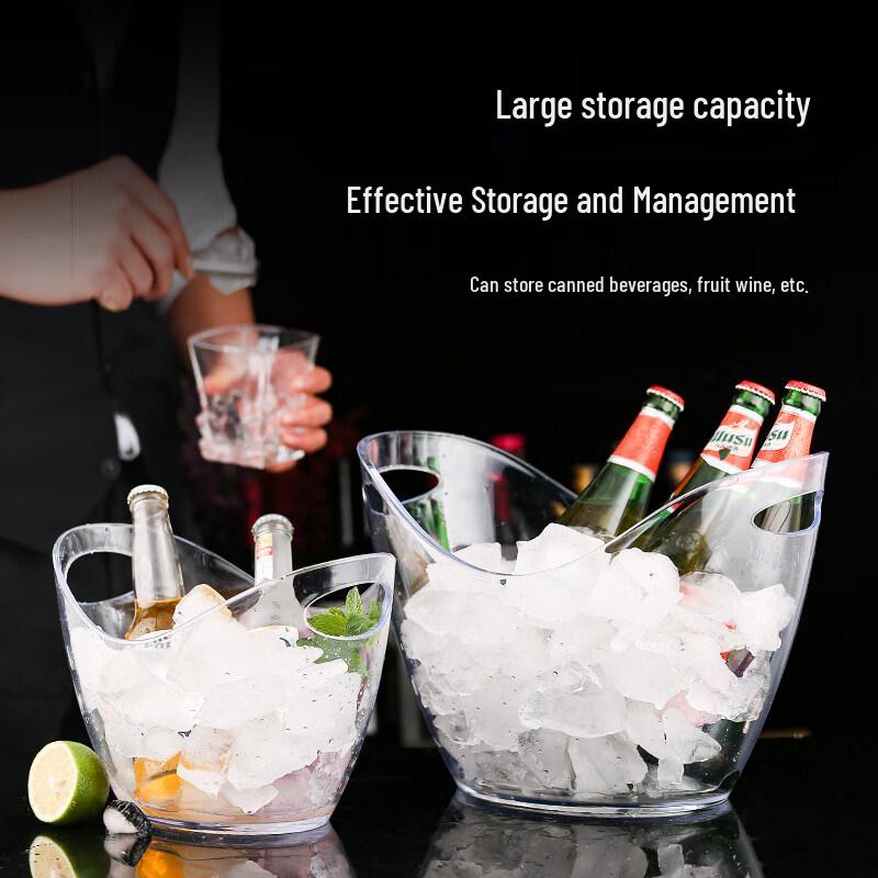 ZISIZ Acrylic Ice Bucket