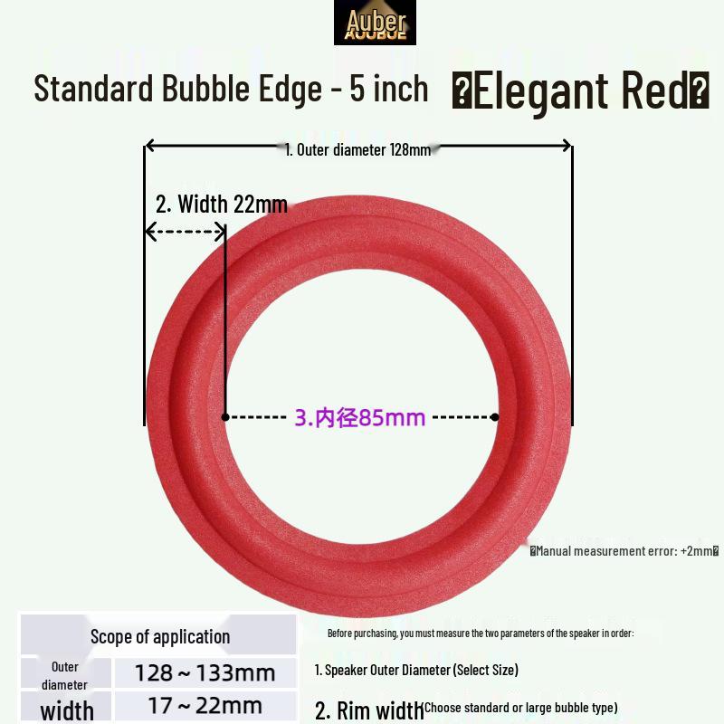 JBL Speaker Repair Foam Surround: Replacement Edge for 3/4/6/6.5/8/10/12 Inch Folding Ring