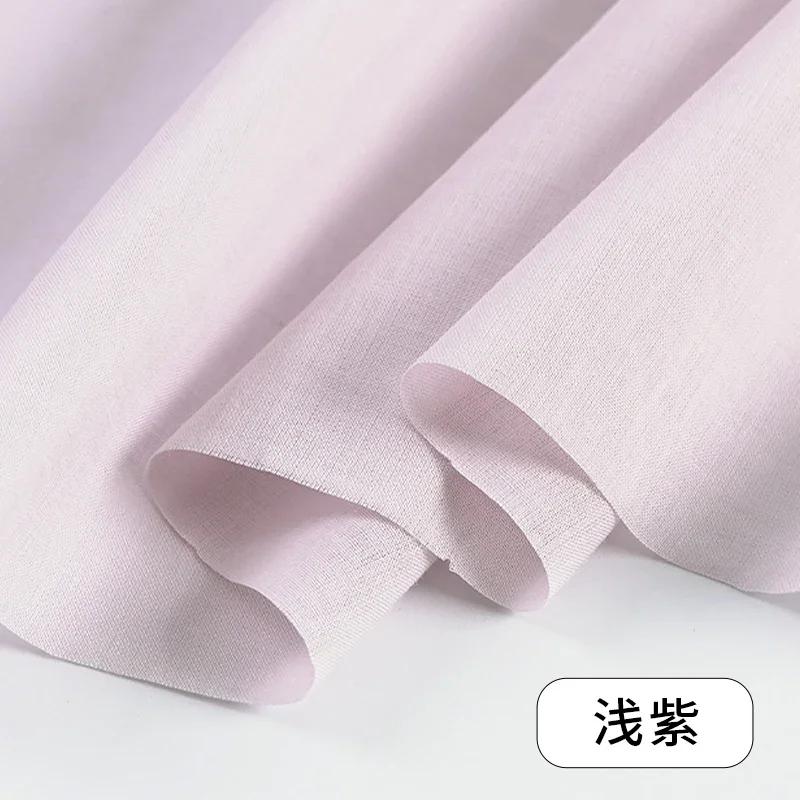 145x50/200cm Soft Breathable Pure Cotton Woven Gauze Fabric For Skirt Lining, Sun Protection Clothing Shirt Handmade DIY Fabric