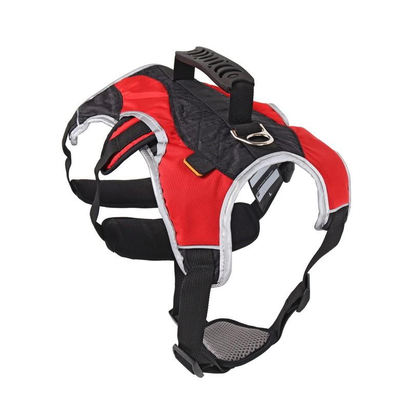 

YUDODO ремни шлейки профессиональные нейлоновые шлейки для дрессировки больших собак на открытом воздухе светоотражающие регулируемые шлейки с быстрым управлением M