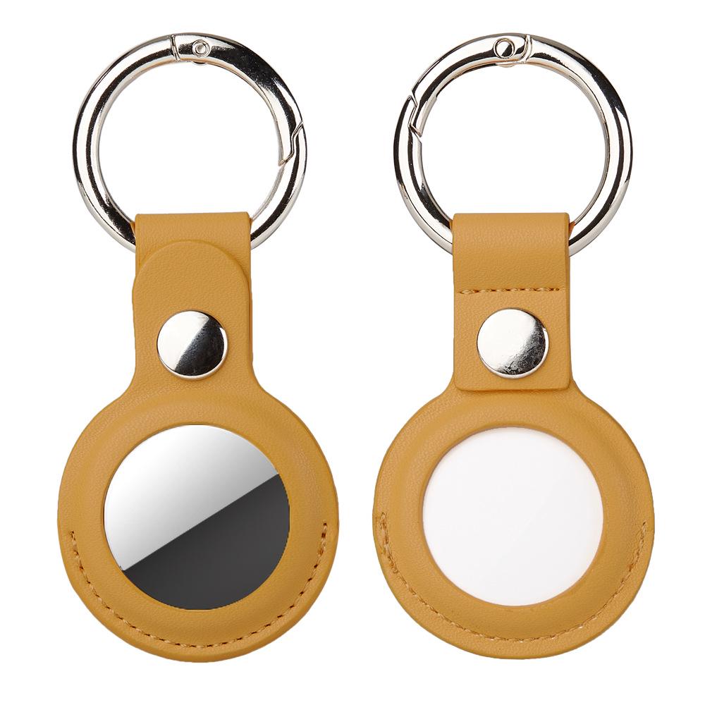 Leather Protective Case for Apple AirTag Tracker