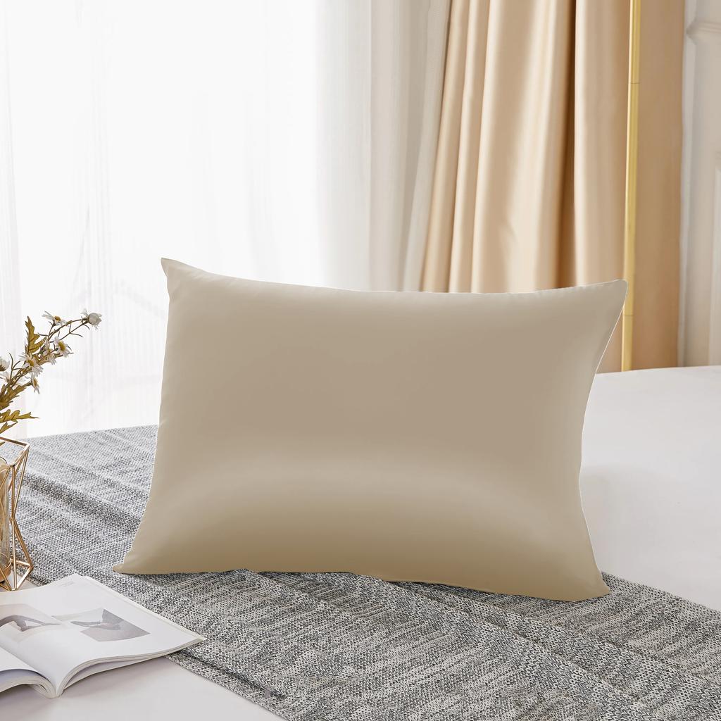 25 Momme  Natural Mulberry Silk Pillowcase,Both Sided Pure Silk Pillow Cover Gifts for Women,Pure Silk Pillowcsae For Hair