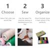 12Pcs/Set Manual Diy Combination Hand Sewing Tool Kit Sewing Thread Sewing Machine Thread Sewing Thread Set Sewing Supplies