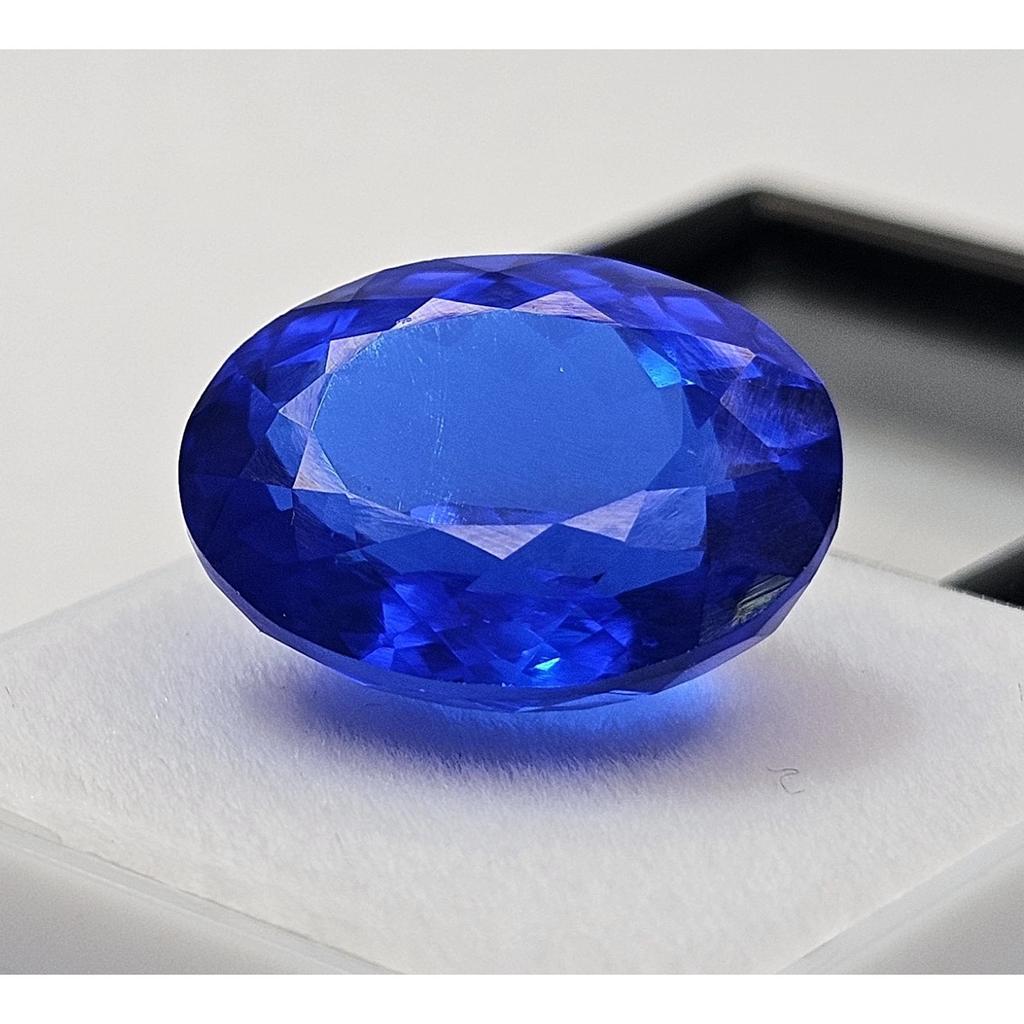 Sapphire Blue Oval Cut 15+ Ct Excellent Certified Loose Gemstone