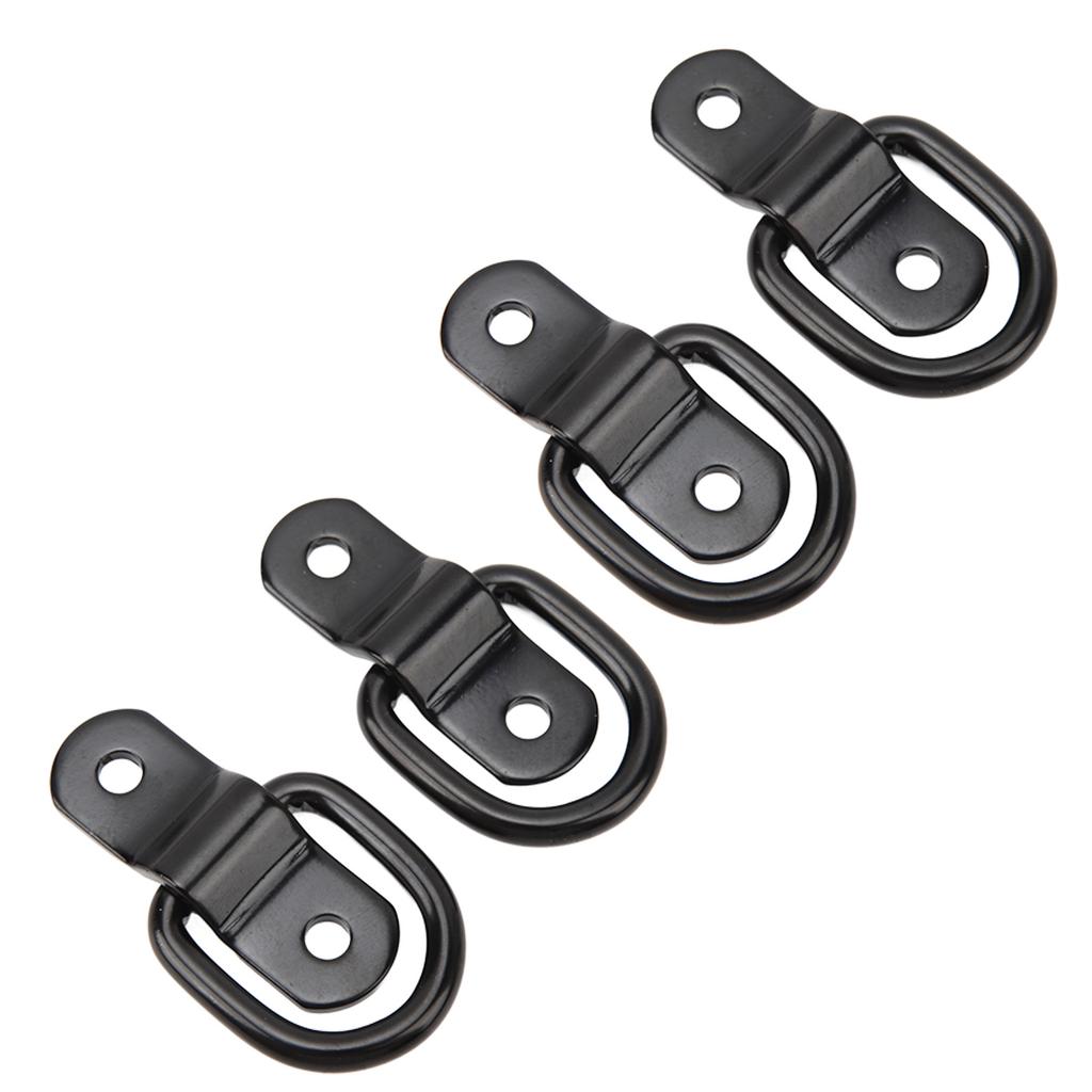 12Pcs Tie Down D Rings Surface Mount Heavy Duty Lashing Ring for Trailers Trucks RV Campers Vans ATV SUV Boats