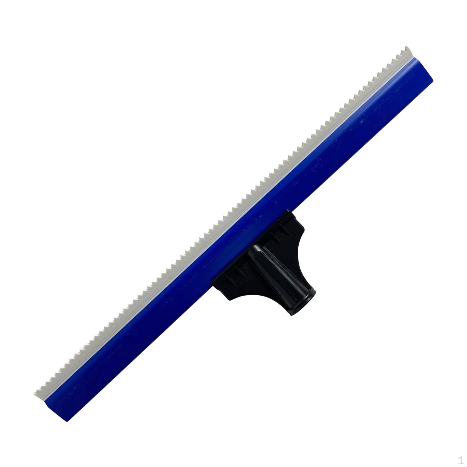 

Epoxy Floor Squeegee Cement Coating Toothed Flat Soft Rubber Rake for Beginners Versatile 20cm