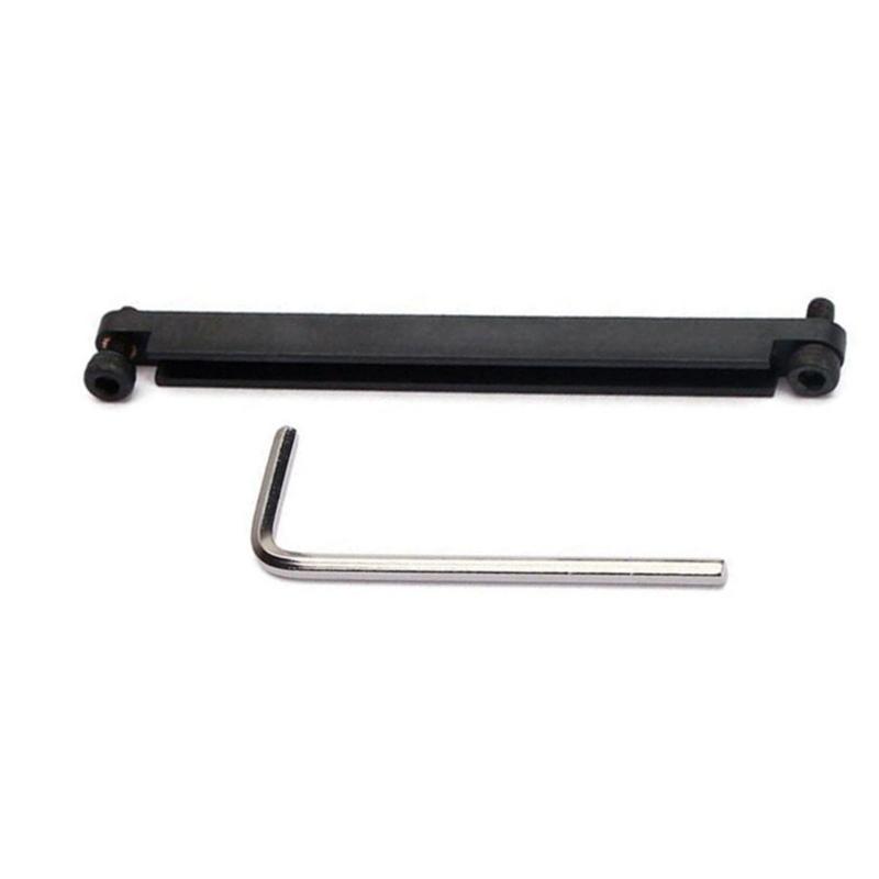 

Adjustable Guitar Bridge Saddles Tool Metal Risers Saddles Replacement Bridge Saddles Repair Tool Easy to Installation чорний