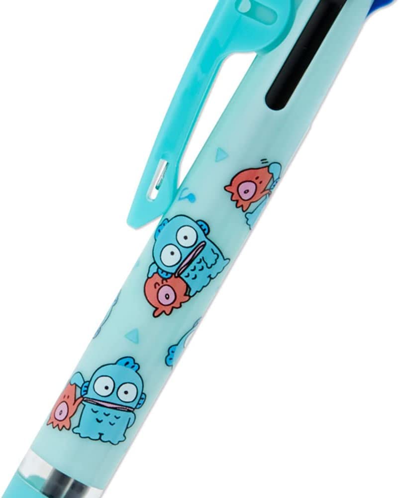 Sanrio Jetstream Ballpoint Made In Hangyodon Set and Name 3-Color 0.5 Pen, Japan, (Pen Sticker)
