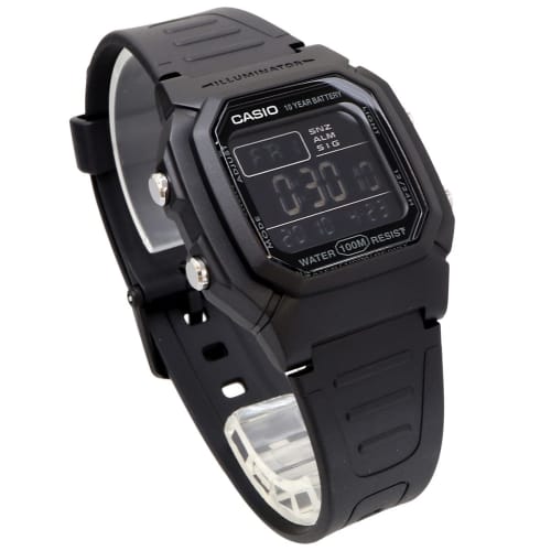 Casio CASIO Standard Digital Men's Watch W-800H-1BV Black Inverted LCD Overseas Model