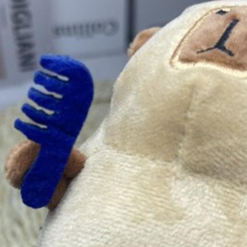 Funny Capybara Plush Toys Cute Keychain Plush Pendant Doll Pendant Backpack Car Keyring Decor Capybara Accessories Kids Gift