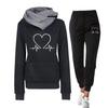 2025 Unisex Bedrucktes Sweatshirt & Hoodie Set für Herbst/Winter Lässiger Jogginganzug