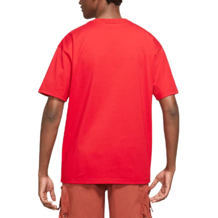 Nike ACG Series Triangle Logo Print Sports Crew Neck Short Sleeve T-Shirt Men Tops Red DJ3645-657
