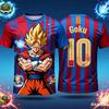 2026 Summer Dragon Ball Men's Loose Quick-Drying Breathable 3D Printed Short-Sleeved Family-Useable Children's Sports T-Shirt