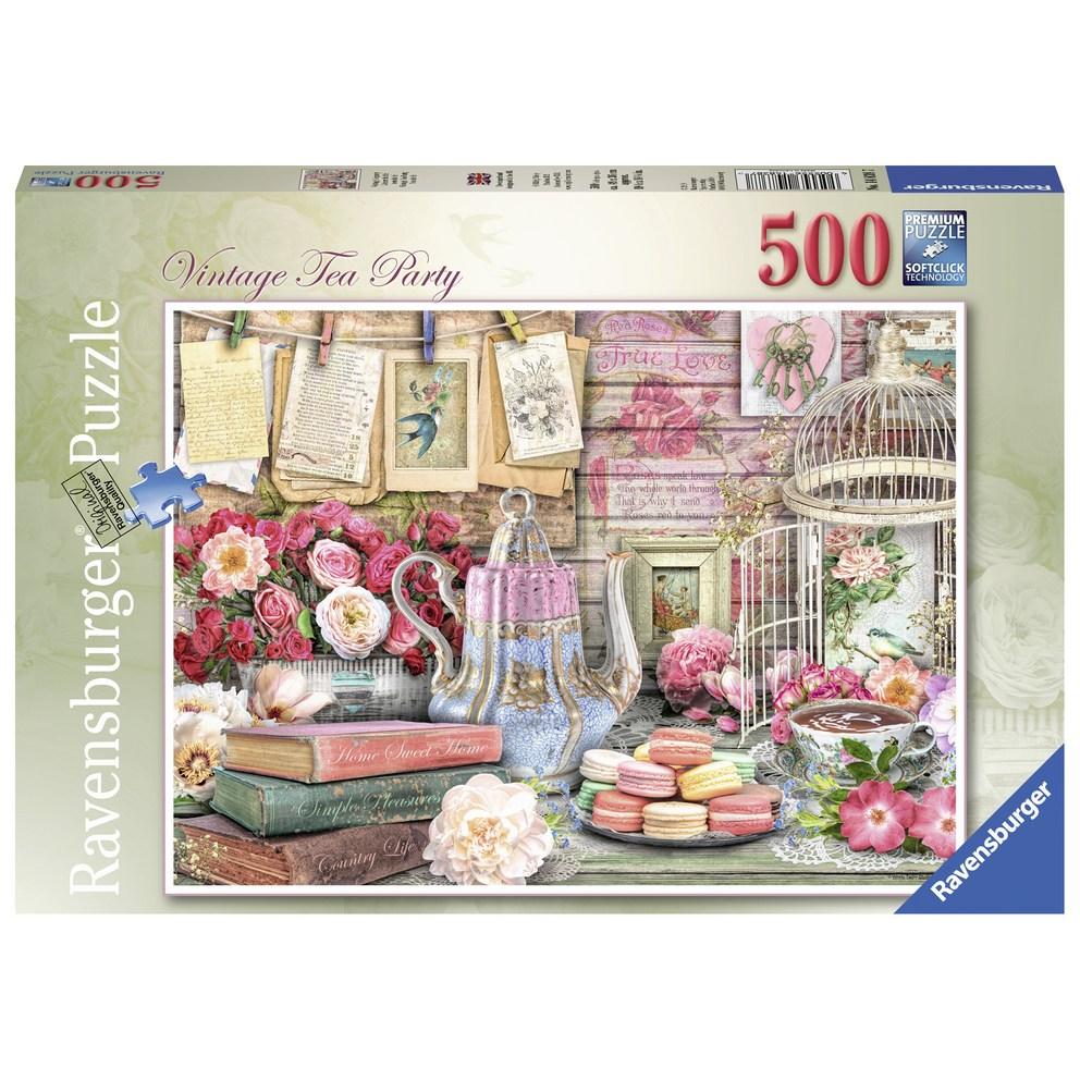Ravensburger Pink Teatime 500-Teile-Puzzle (R148387)