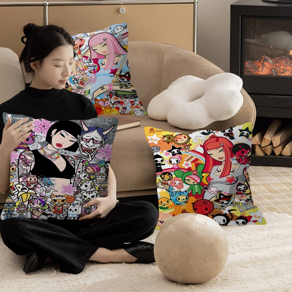 Japan Tokidoki Pillow Cover Sofa Cushion Cover Home Room Decoration Children Gift