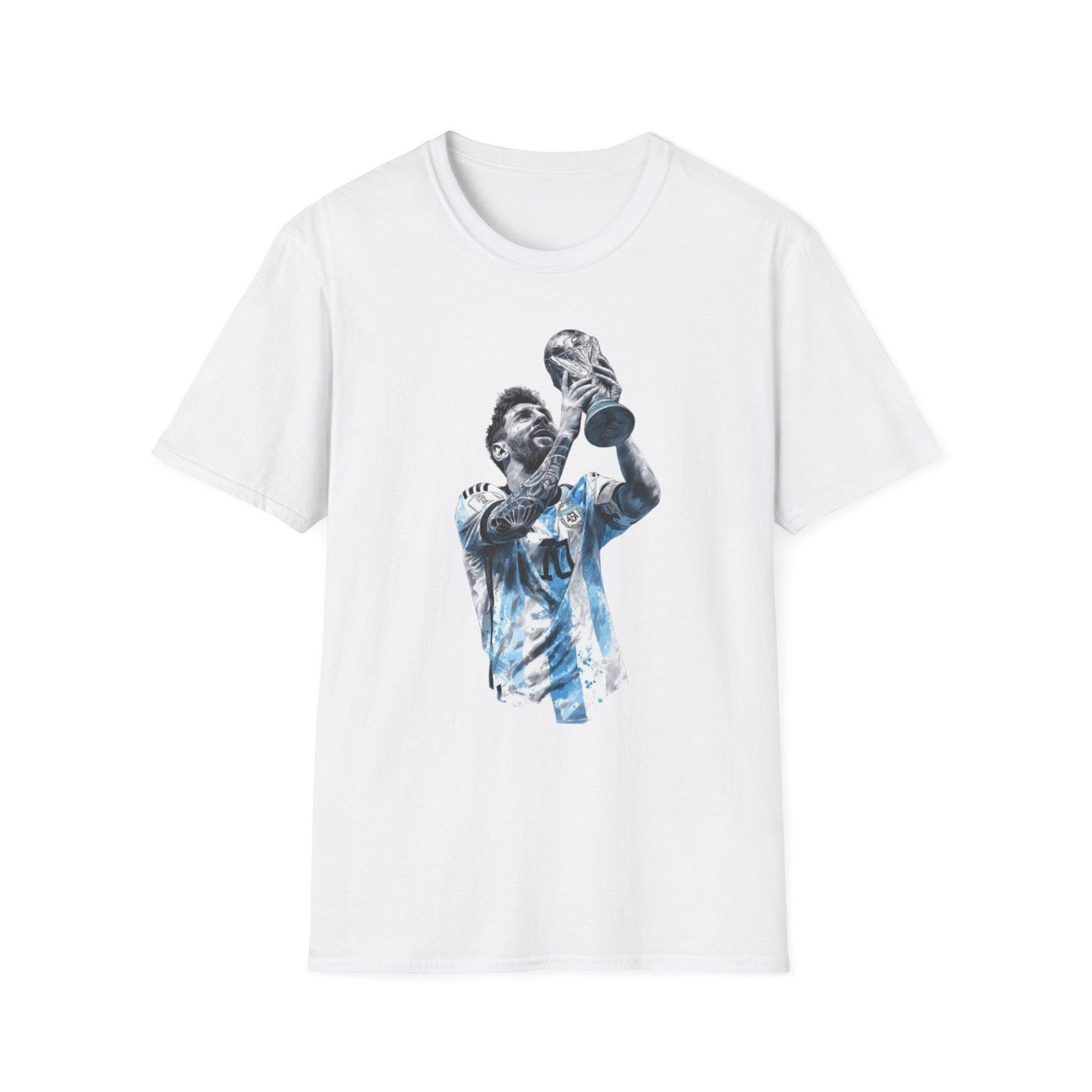 Messi World Cup 2026 Argentina Trophy T-Shirt | Football Champion Tee XL