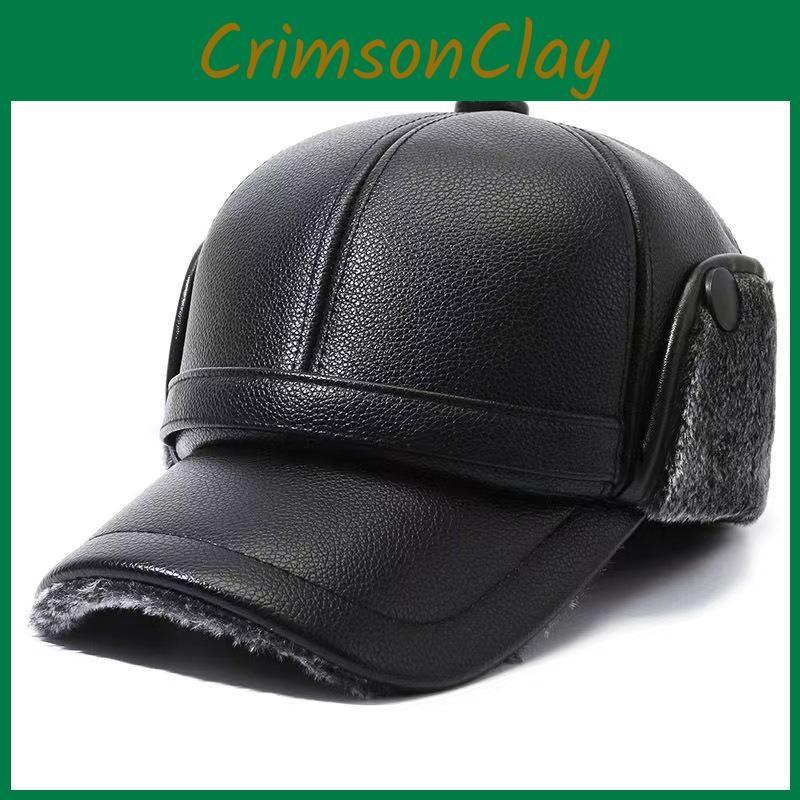Winter Thick Hat Men Windproof Peaked Cap Outdoors Ear Protector Gift Fashion