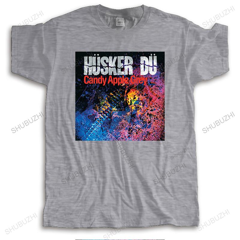 Homme t shirt summer men fashion tshirt Brand Clothing Husker Du Zen Candy Aplle Grey unisex black teeshirt casual cool tees