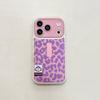 Leopard Print Invisible Ring Holder iPhone 16/15/17 Pro Max Drop-Proof Apple Case