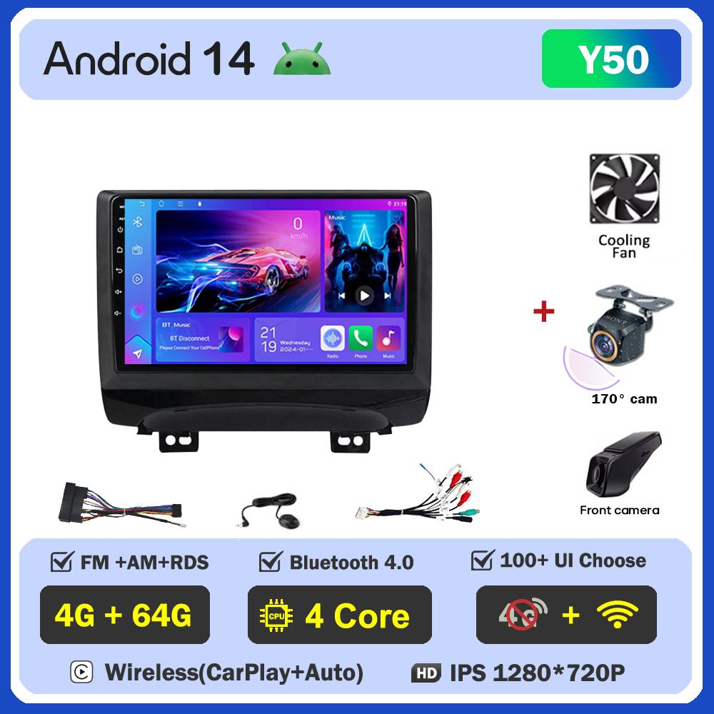 Android 14 Car Radio For JAC Refine S3 2013 -2016 Stereo Head Unit  Intelligent Car Systems Mirror Link Wifi Touch Screen Wifi