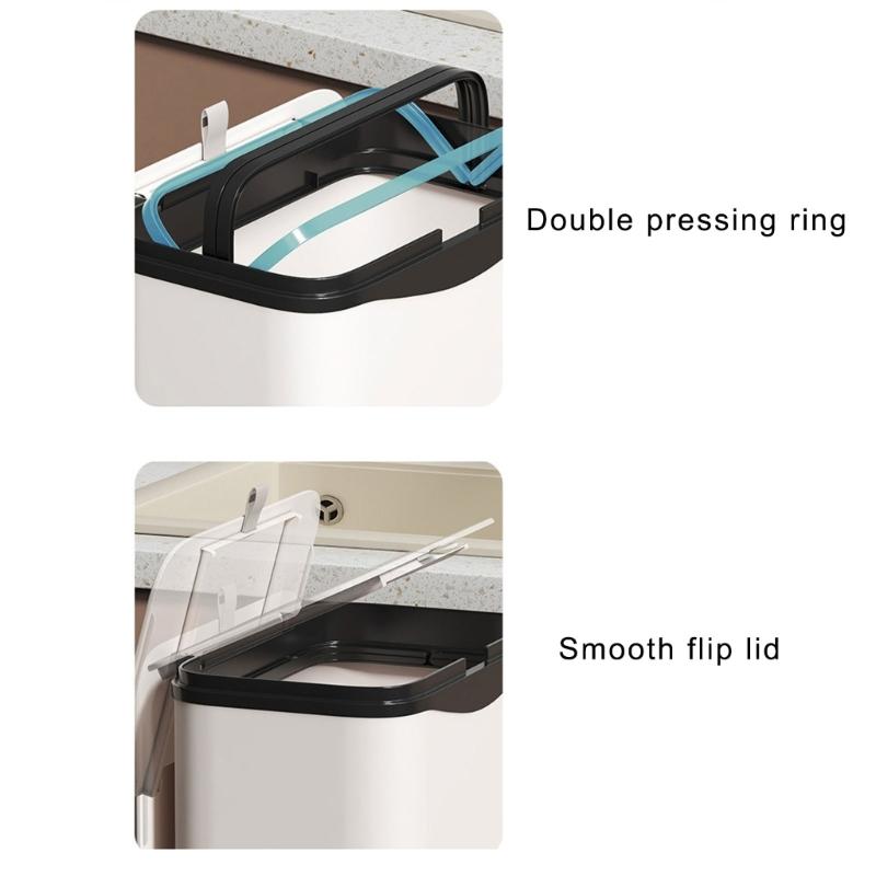 Durability Plastic Waste Container With Modern Look Feet Wheel Perfect For Household Cleanliness In Various Indoor Space