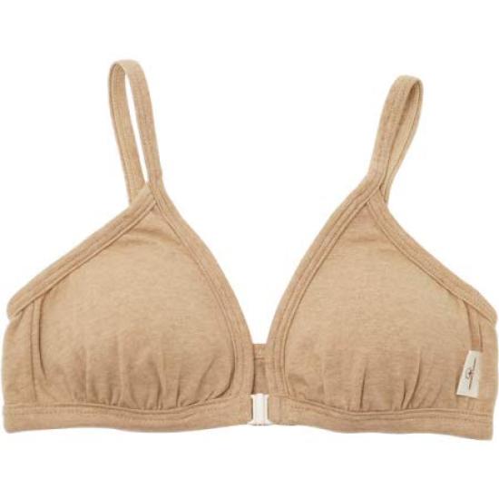 

с удобной застежкой спереди для мягкого размера Organic M [Органический сад] Бюстгальтер с застежкой спереди с текстурой ню (переднее отверстие) поместиться. Хлопок Коричневый,