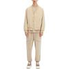 Li Ning X Jackie Chan Collaboration Kung Fu Series Drawstring Loose Knit Sports Pants Men Pants Fragrant-Apricot AKLU225-2