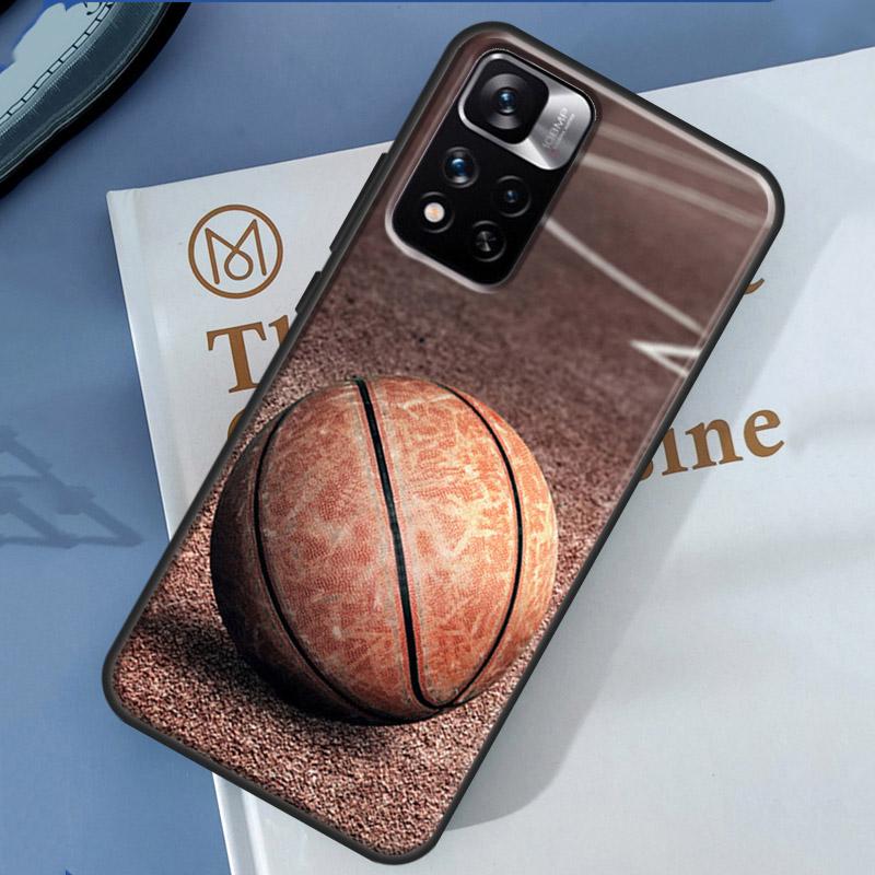 Basketball Case For Xiaomi Redmi 14C 13C 10C 12C Redmi Note 13 14 Pro 12 11 9 10 9S 10S 11S 12S Cover