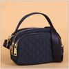 Bestickte Faden Damen Kleine Handtasche Umhängetasche, Schicke Oxford Messenger Bag Stilvolle Quadratische Tote Tasche, Geeignet für den Täglichen Gebrauch