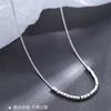 Square Cube Anklet Women's Leisure Niche Design Light Luxury Versatile Simple Foot Jewelry