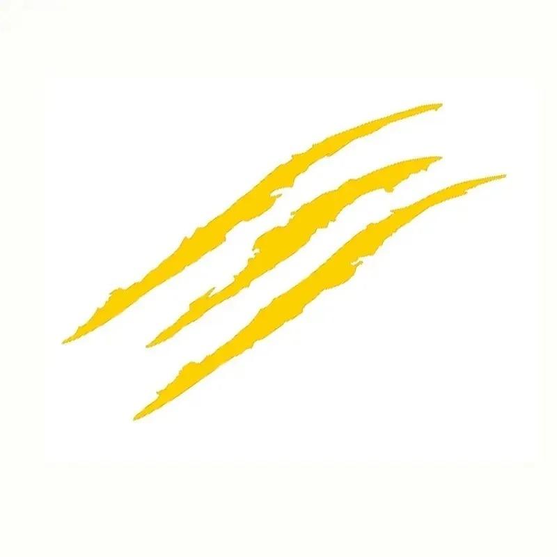 2024 New Design Monster Claw Marks Headlight Vinyl Decals Car DIY Stickers Stripes Scratch Decoration Universal for All Cars