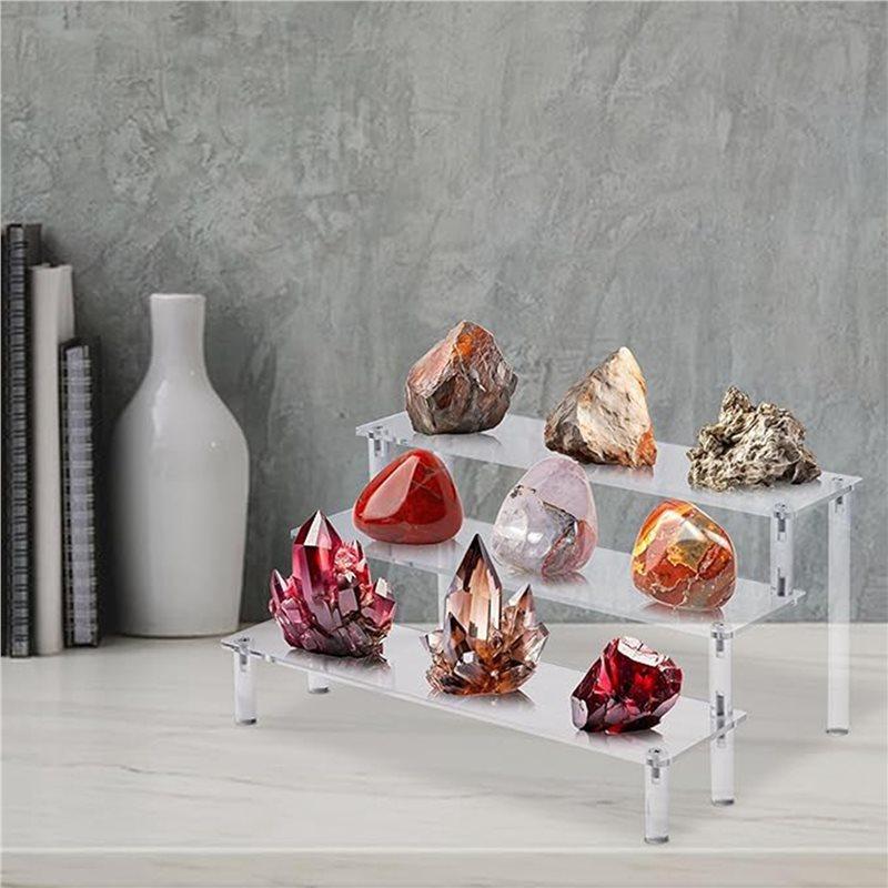 5X Acrylic Lifting Display Stand 3-Layer Perfume Tissue Display Stand Character Model Display Stand Dessert Rack