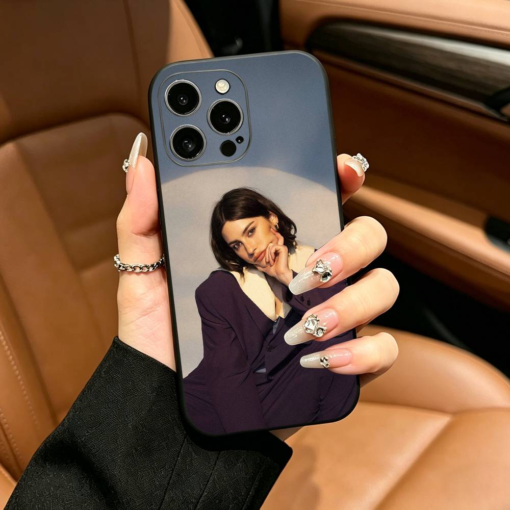 Pop singer-Gracie-A- Abrams Phone Case For iPhone 17,16,15,14,13,12,11 Pro Max,16/15/14Plus,XS Soft Black Cover
