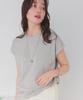 Titibait Sweat Double Cuff AFXT0198 Medium White Stain-Resistant T-Shirt Women's