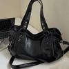 Large Capacity Handbag Zipper Closure Tote Bag Vintage Hobo Bag  Work Commute