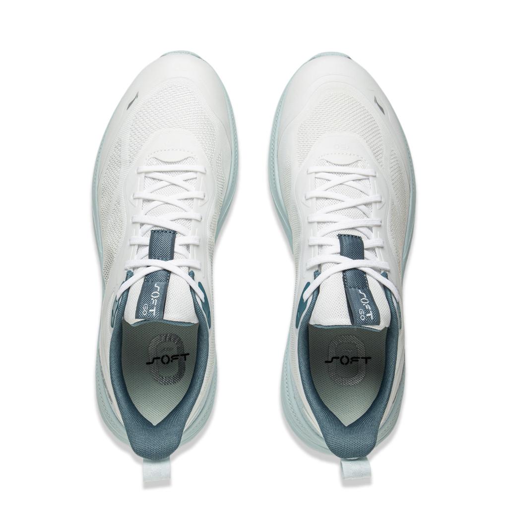 Li Ning Soft Go 2 V4 Wygodne Wszechstronne Antypoślizgowe Wytrzymałe Niskie Codzienne Buty Męskie sneakers Białe AGLV091-3