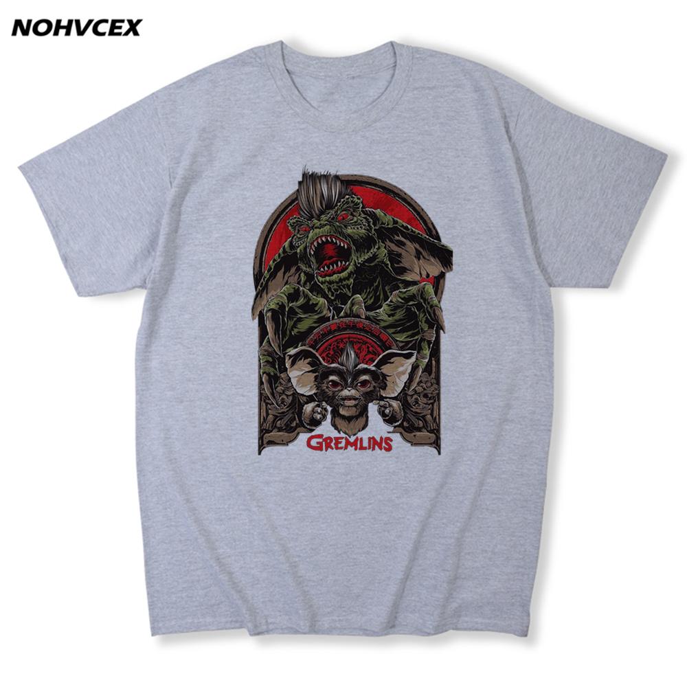 Gremlins Men S Gizmo 80S Movie Mogwai Monster Tees Short Sleeve T Shirt Cotton M