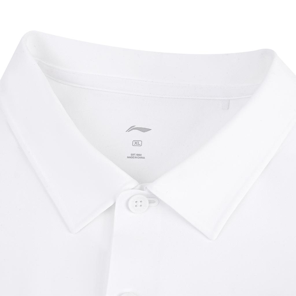 Li Ning Polo Shirts Men's White Thin APLV465-2