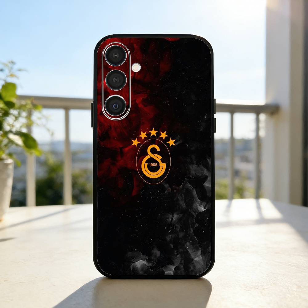 Классический чехол для телефона G-Galatasaray S-SK pattern 1905 для Samsung A73,72,71,53,52,51,22,91,80, Мягкий черный чехол Samsung a50 30s 50s