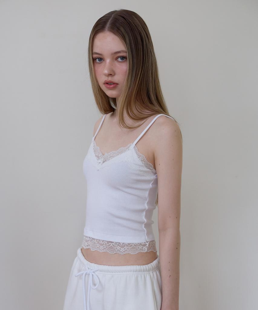 ROSEFRANTZ Lace Trim Sleeveless [Ivory]