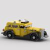 144-piece small building block set, vintage collectible vehicle driving model, city car toy gift.